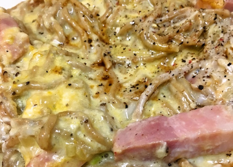 ベースパスタの全粒粉特有の風味を消し去るという戦いと勇者ポトフ