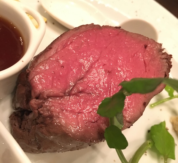 低温調理のシャトーブリアン